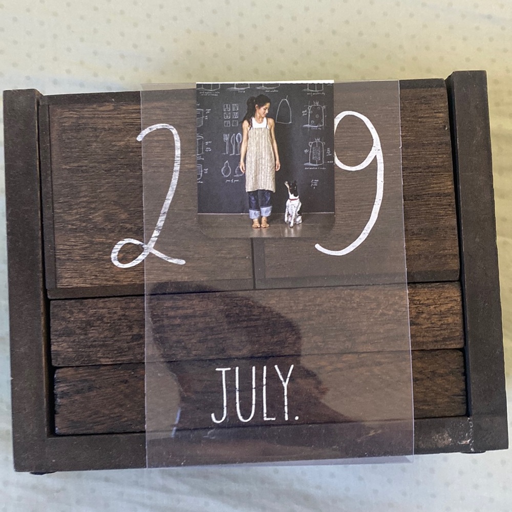 Rae Dunn Block Calendar